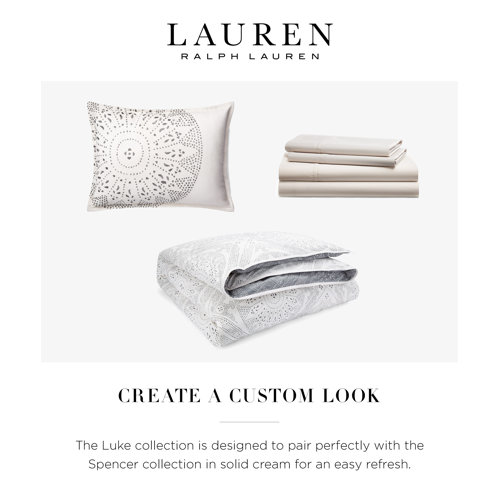 Lauren Ralph Lauren Luke 100 Cotton Percale Comforter Set & Reviews